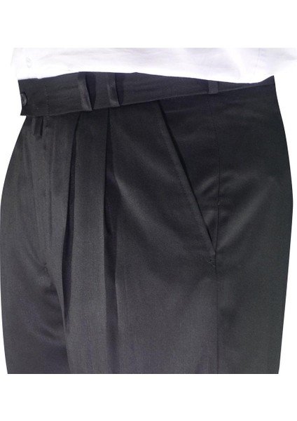 2 Pileli Klasik Pantolon Siyah modelleri