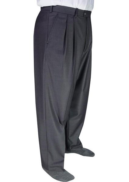 2 Pileli Klasik Pantolon Koyu Gri ( Füme ) modelleri