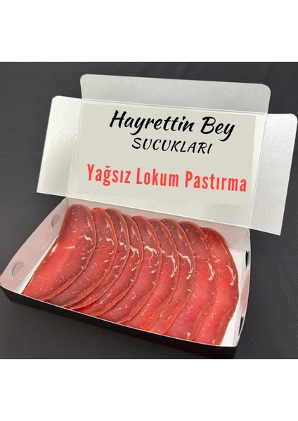 Özel Yağsız Lokum Pastırma 500 gr