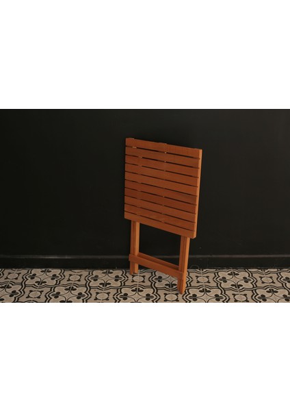 Balkon - Bahçe - Mutfak 3'lü Bistro Set 2 Sandalye 1 Masa