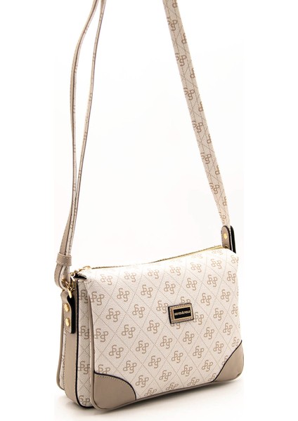 Kadın Çapraz Çanta 784-43184 Silver Polo Çapraz Bayan Çantası M178 Bej-Mat Kum modelleri