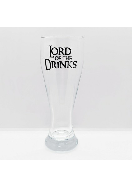 The Lord Of The Drinks / Baskılı Paşabahçe Bira Bardağı - 415 cc
