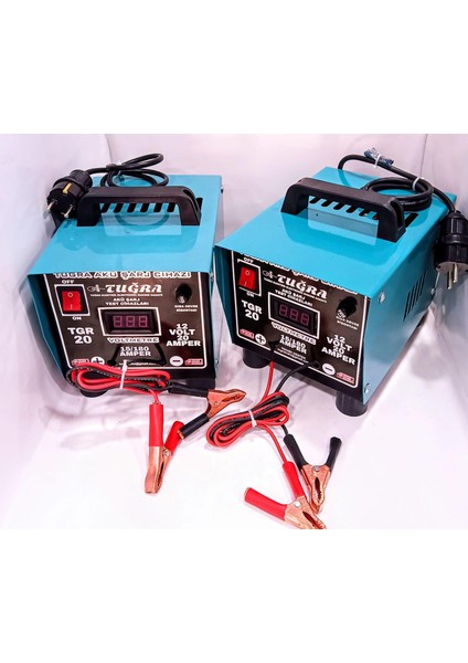 12VOLT 20AMPER Dijital Akü Şarj Cihazı