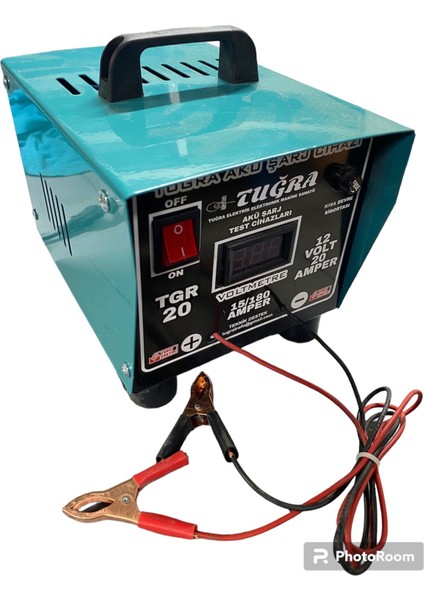 12VOLT 20AMPER Dijital Akü Şarj Cihazı