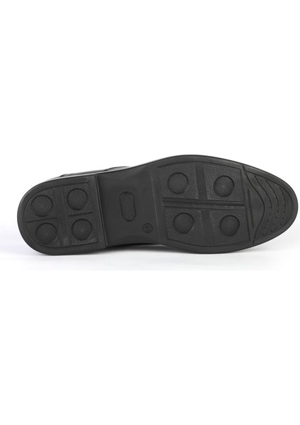 Siyah Erkek Deri Comfort Ayakkabı fırsatları