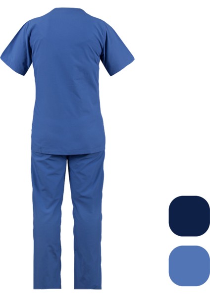 Doktor Hemşire Ameliyat Hastane Cerrahi Likralı Unisex Forma Takım