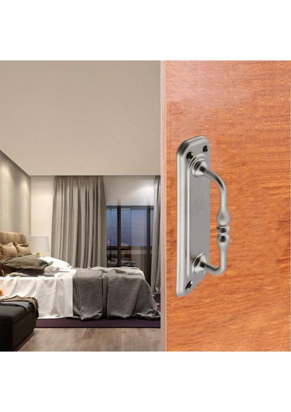 Çekme Kolu Kapı Tutma Kulbusaclı El Tutamagı 14,5 cm Krom Metal Kulp Kapı Tutamağı