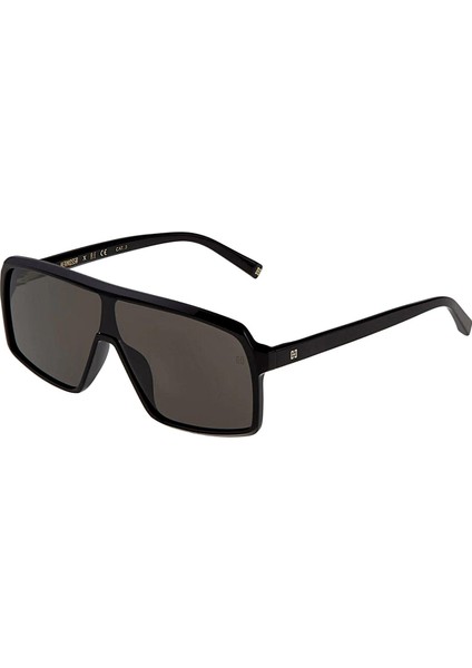 Hm 1583 C1 Unisex Dikdörtgen Siyah Kemik Güneş Gözlüğü