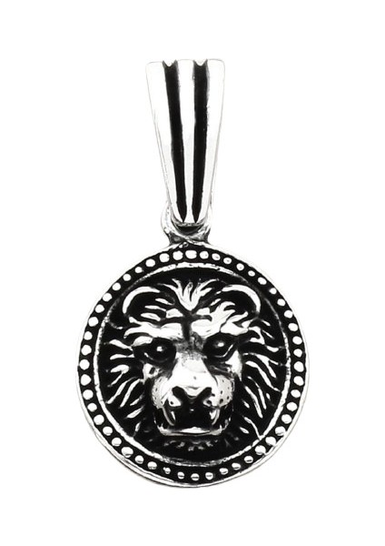 Gümüş 925 Ayar Aslan Kolye Ucu