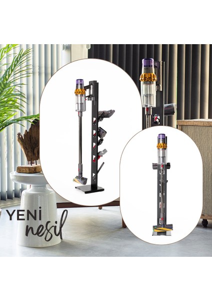 Dyson Gen5 Detect Dikey Süpürge Standı Dyson V15 - V12 - V11 - V10 - V8 Modellere Uyumlu