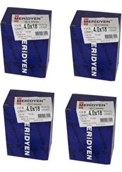 Sunta Vidası 4.0X18 4000 Adet (4 Paket) fiyatları