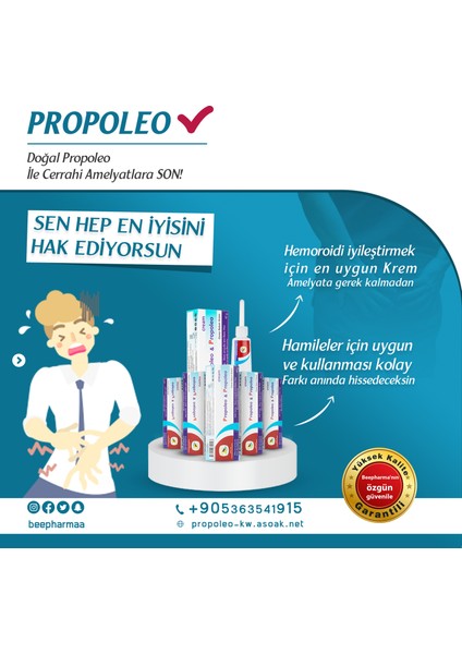 Propoleo&propoleo Bal ve Propolis Özlü Krem 40G X3 fırsatları