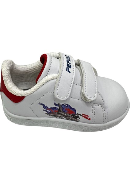 BY23-206 Erkek Çocuk Sneaker Beyaz