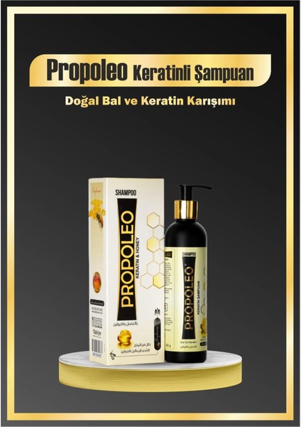 Propoleo: Keratin Şampuanı - Tuz ve Sls Içermez 250G