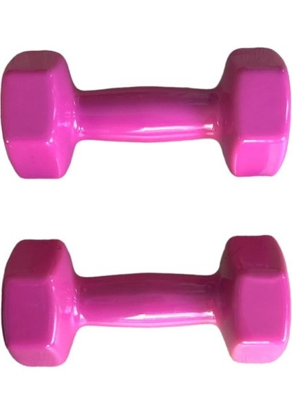 Ckspor 4 kg x 2 Adet Köşeli Vinly Dambıl Seti Kaymaz Özel Kaplama Ithal Ergonomik Dambıl modelleri