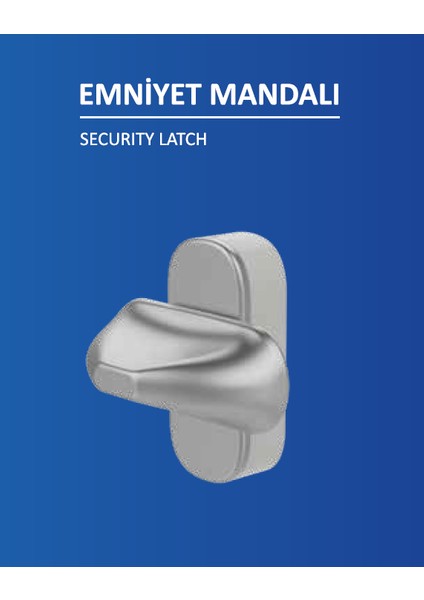 Pencere Kilidi Emniyet Mandalı Ekstra Güvenlik Çocuk Kilidi (5 Adet)