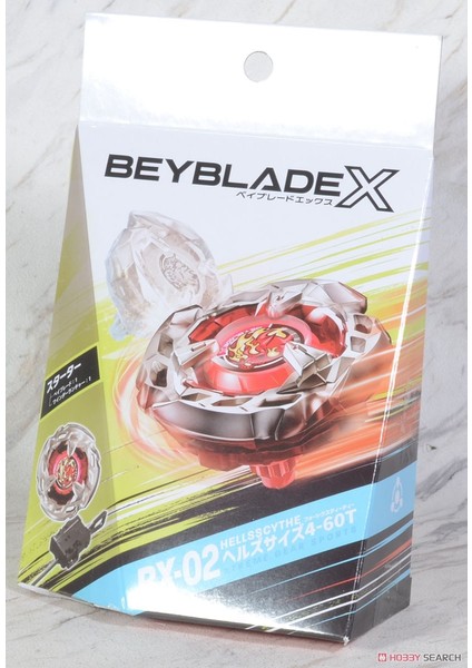 Takara Tomy Beyblade x Bx-02 Starter Hells Scythe 4-60T Hellsscythe  Fırlatıcılı Set En Yeni Seri