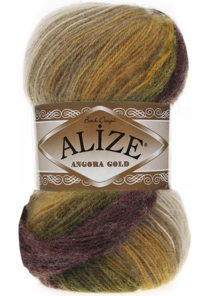 5 Adet Alize Angora Gold Batik 5850