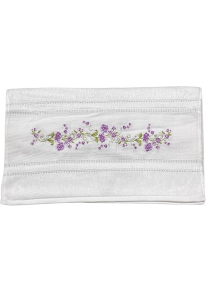 El Yüz Havlusu Seda Nakışlı 50 x 90 cm ZSNH12