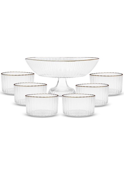 Andre 7 Parça Cam Ikram Sunum Servis Seti