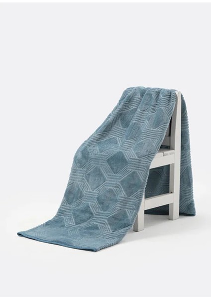 Çift Kişilik Battaniye Trendy Art Deco Mavi