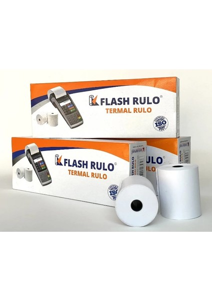 40 Adet 110 mm x 30 Metre Termal Yazıcı Kağıt Rulosu