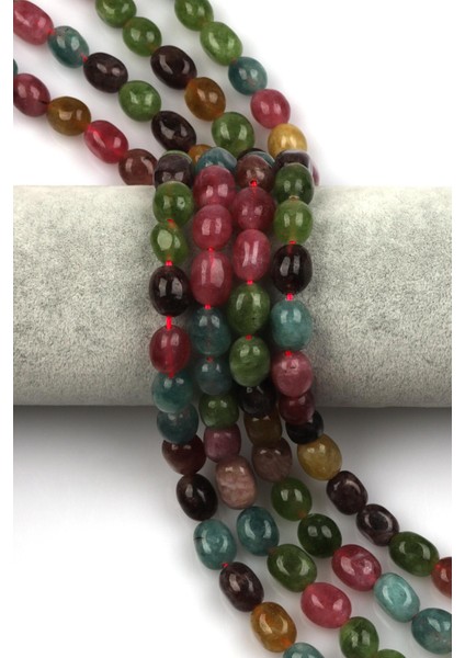 Renkli Kuvars Doğal Taş Dizi 11 x 14 mm Şekilsiz Kesim