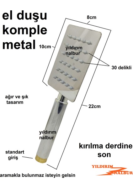 El Duşu Kare Komple Metal Çelik Özel Duş Seti Fiskiyesi Kalite Demirden Telefon(Kopya) fiyatları