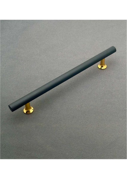 Mobilya Dolap Kulpu Mutfak Çekmece Kulpu Çizgili Dal Siyah Gold 160 mm ( 16 cm ) 10 Adet fiyatları