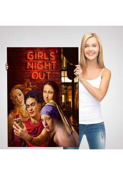 Kızlar Gecesi, Girls Night Out, Dekoratif Duvar TABLOSU-6112 modelleri