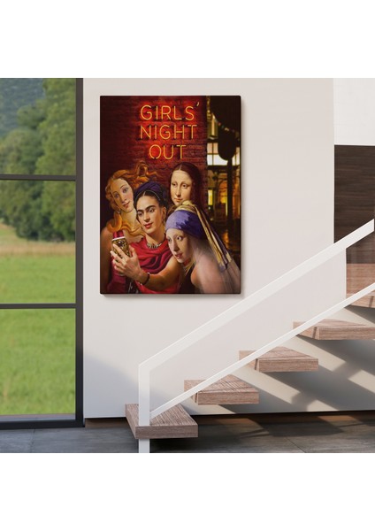 Kızlar Gecesi, Girls Night Out, Dekoratif Duvar TABLOSU-6112 fırsatları