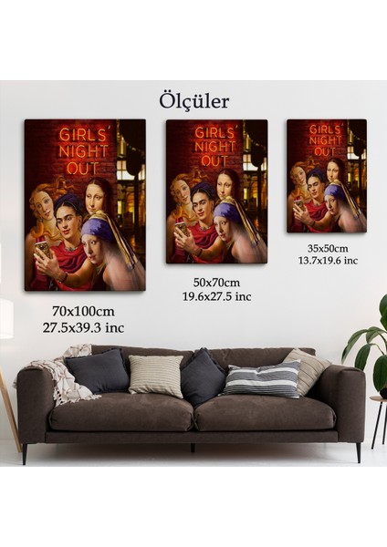 Kızlar Gecesi, Girls Night Out, Dekoratif Duvar TABLOSU-6112 indirimleri