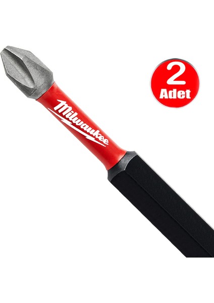 Bits Yıldız Uç Vidalama Matkap Ucu Ph2 x 90MM -2 Adet