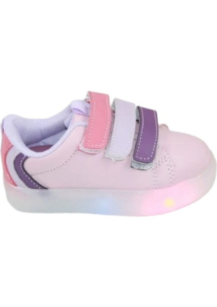 Kız Kids Sneaker Esnek Rahat Kalıp Çocuk Spor Ayakkabı Ortopedik Günlük Ayakkabı Mami Pembe