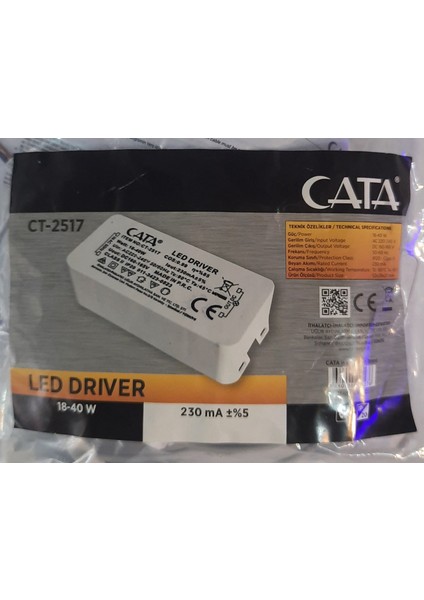 CT-2517 Slim LED Panel Driver 5 Adet