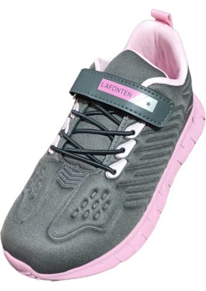 Günlük Anatomik Taban Çok Hafif Kız Sneaker Kaymaz Taban Rahat Spor Ayakkabı Pembe