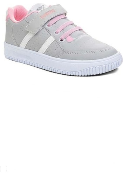 Kız Çocuk Anatomik Ultra Hafif Taban Sneaker Su Geçirmez Spor Ayakkabı Buz Gri-Pembe fiyatları