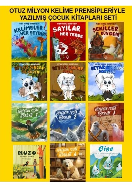 Otuz Milyon Kelime Prensibiyle Yazılmış 10 Kitap - Çise ve Muzo Öykü Kitabı