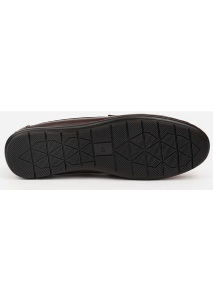 90146 Kahverengi Erkek Loafer Günlük Deri Ayakkabı