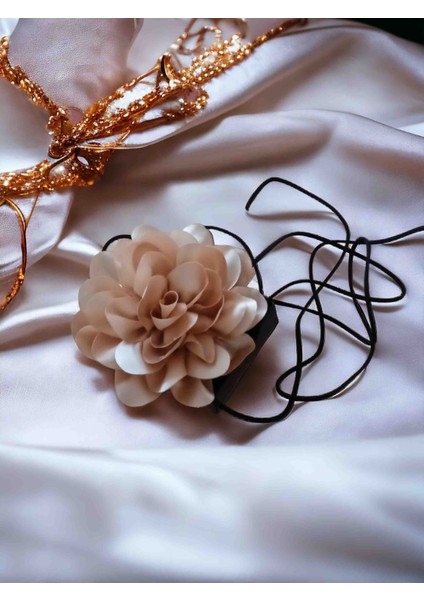 Yeni Trend Çiçek Flower Chocker