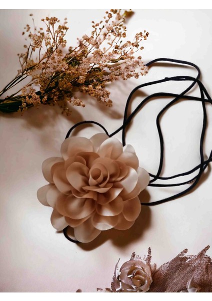 Yeni Trend Çiçek Flower Chocker