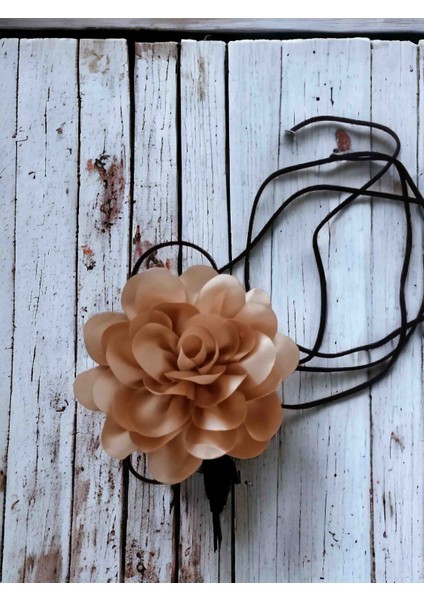 Yeni Trend Çiçek Flower Chocker