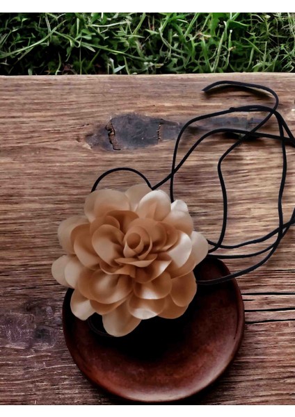 Yeni Trend Çiçek Flower Chocker