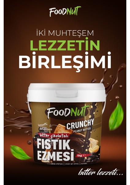 Bitter Çikolatalı Fıstık Ezmesi 1 kg