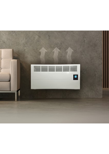 1500 Watt LCD Ekranlı Elektrikli Isıtıcı Panel Konvektör Isıtıcı