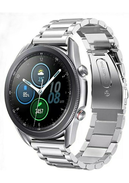 22 mm Universal Paslanmaz Çelik Kordon Akıllı Pimli Gümüş