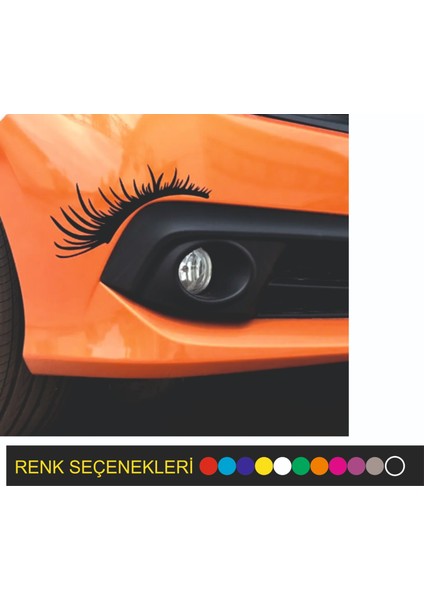 Araç -Kaş Araç Oto Sticker 2 Adet 39X16 cm Siyah Renk