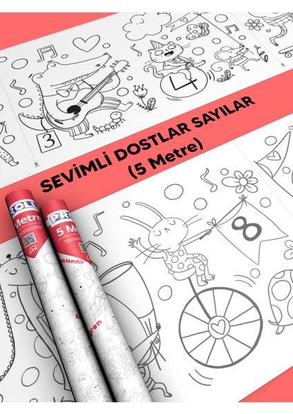 Sayılar Boyama Kağıdı