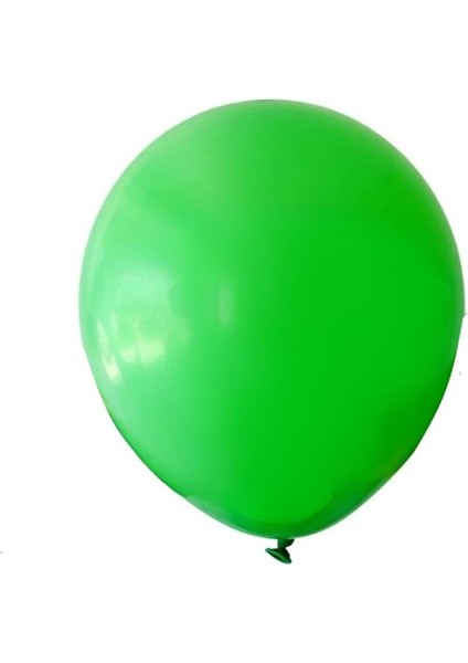 12 inç Çim Yeşili renk 25 li Pastel Dekorasyon Balonu