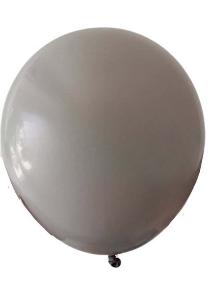 12 inç Gri renk 25 li Pastel Dekorasyon Balonu